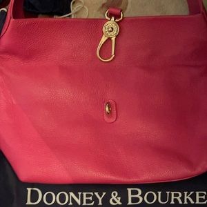 Dooney & Burke large pink satchel